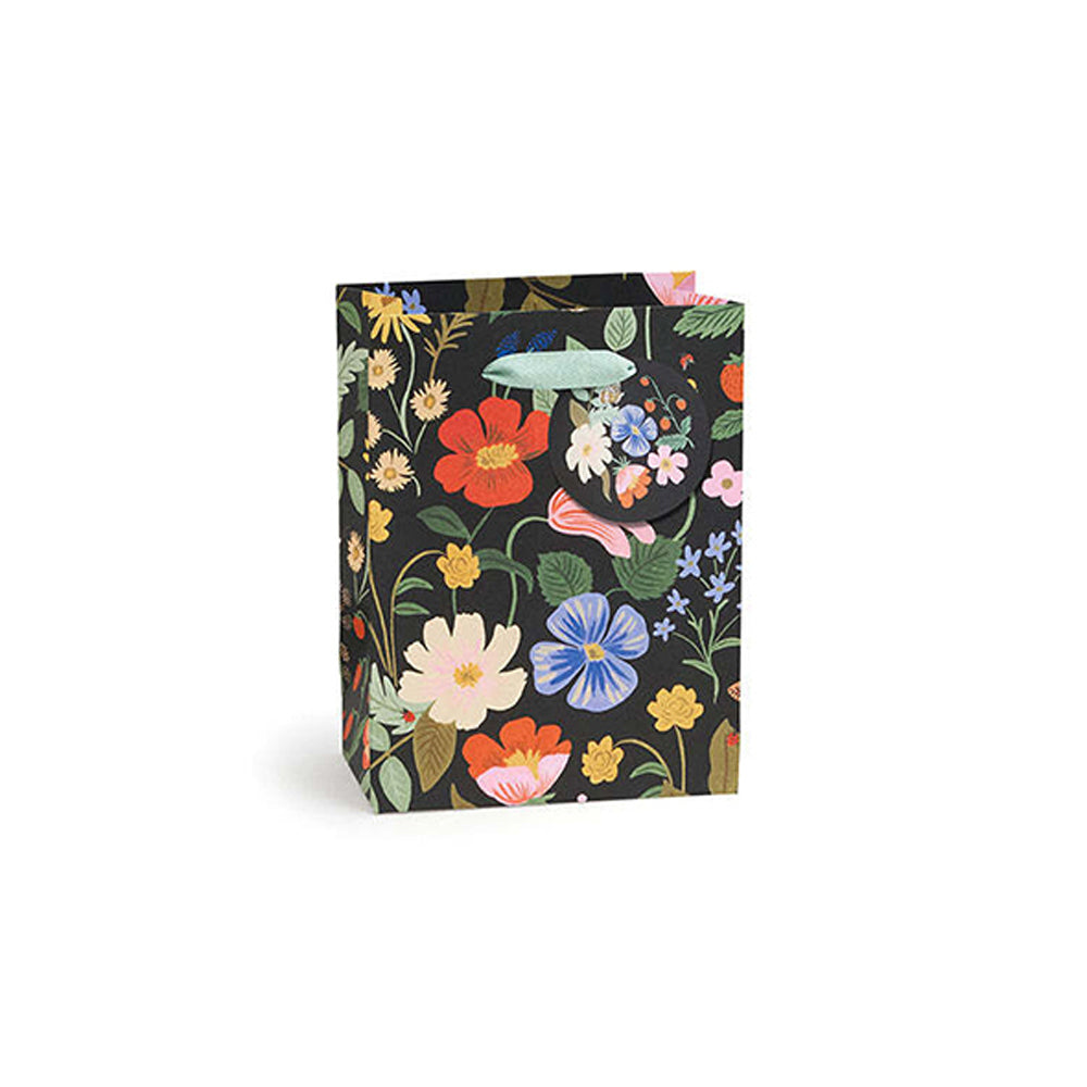 3PK Rifle Paper Co Gift Bag w/ Envelope 12x15cm Small - Strawberry Fields