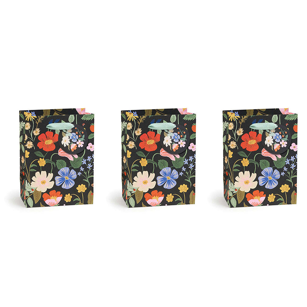 3PK Rifle Paper Co Gift Bag w/ Envelope 12x15cm Small - Strawberry Fields