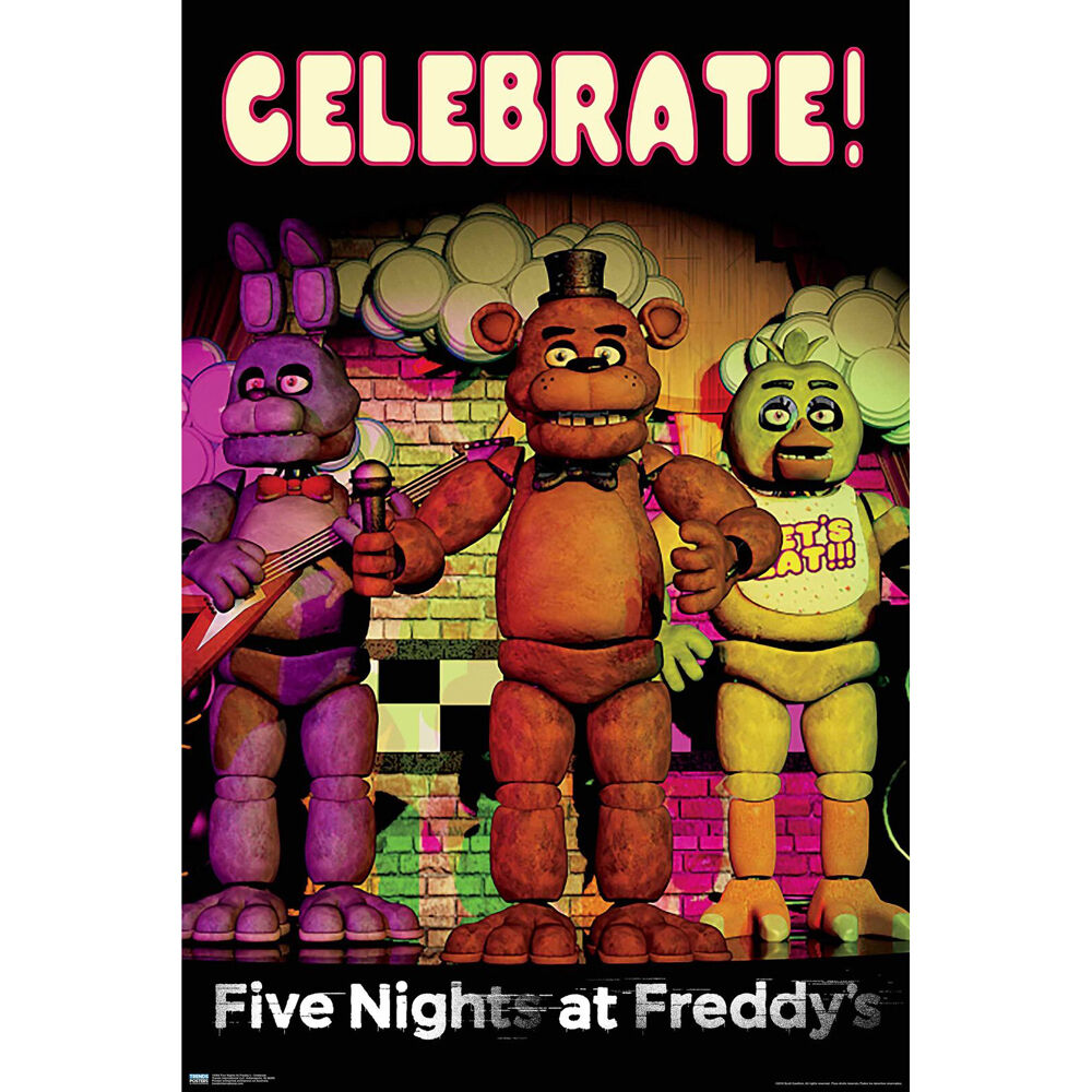 Impact Merch Five Nights at Freddys Celebrate Reg Poster 91x61cm