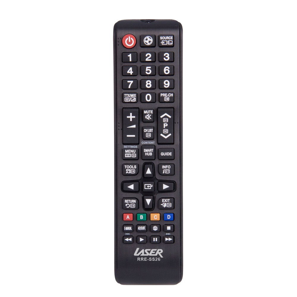 Laser Universal Remote Control Replacement For Samsung TV - Black
