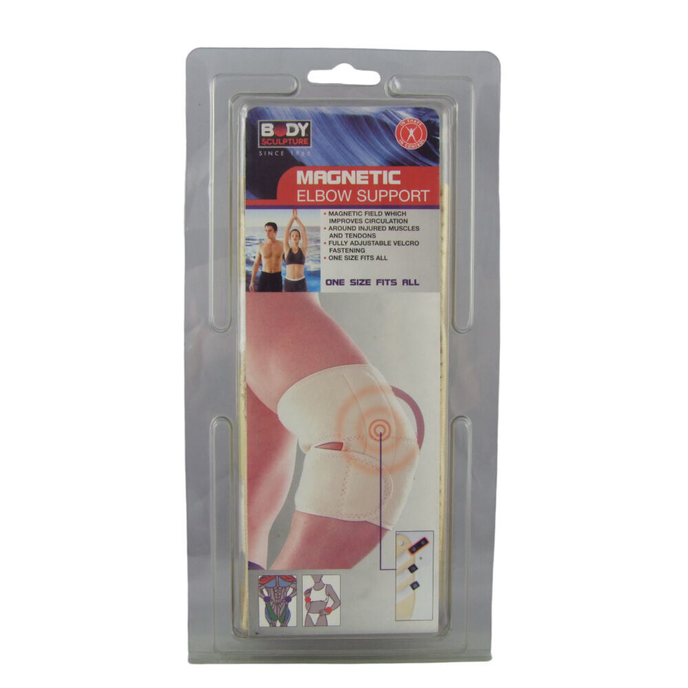 2PK Body Sculpture Magnetic Elbow Brace Support Compression Therapy One Size