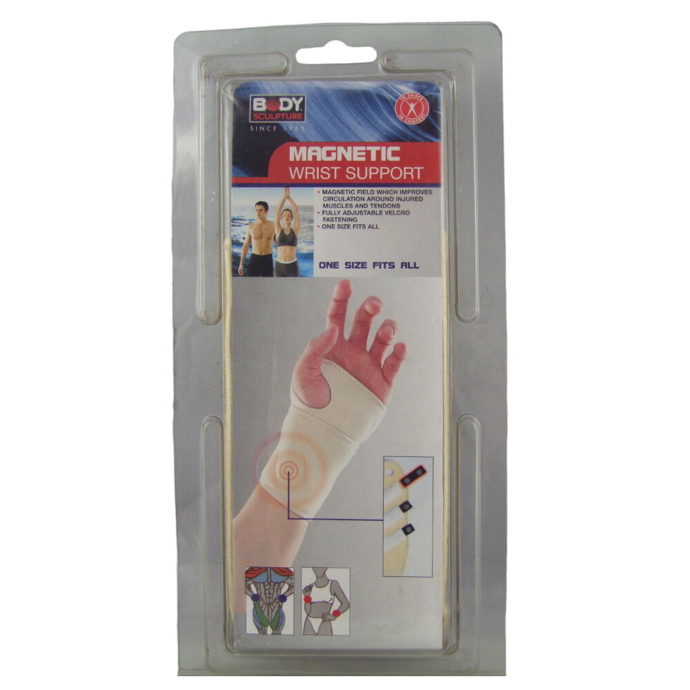 Body Sculpture Magnetic Wrist Brace Support Compression Therapy One Size