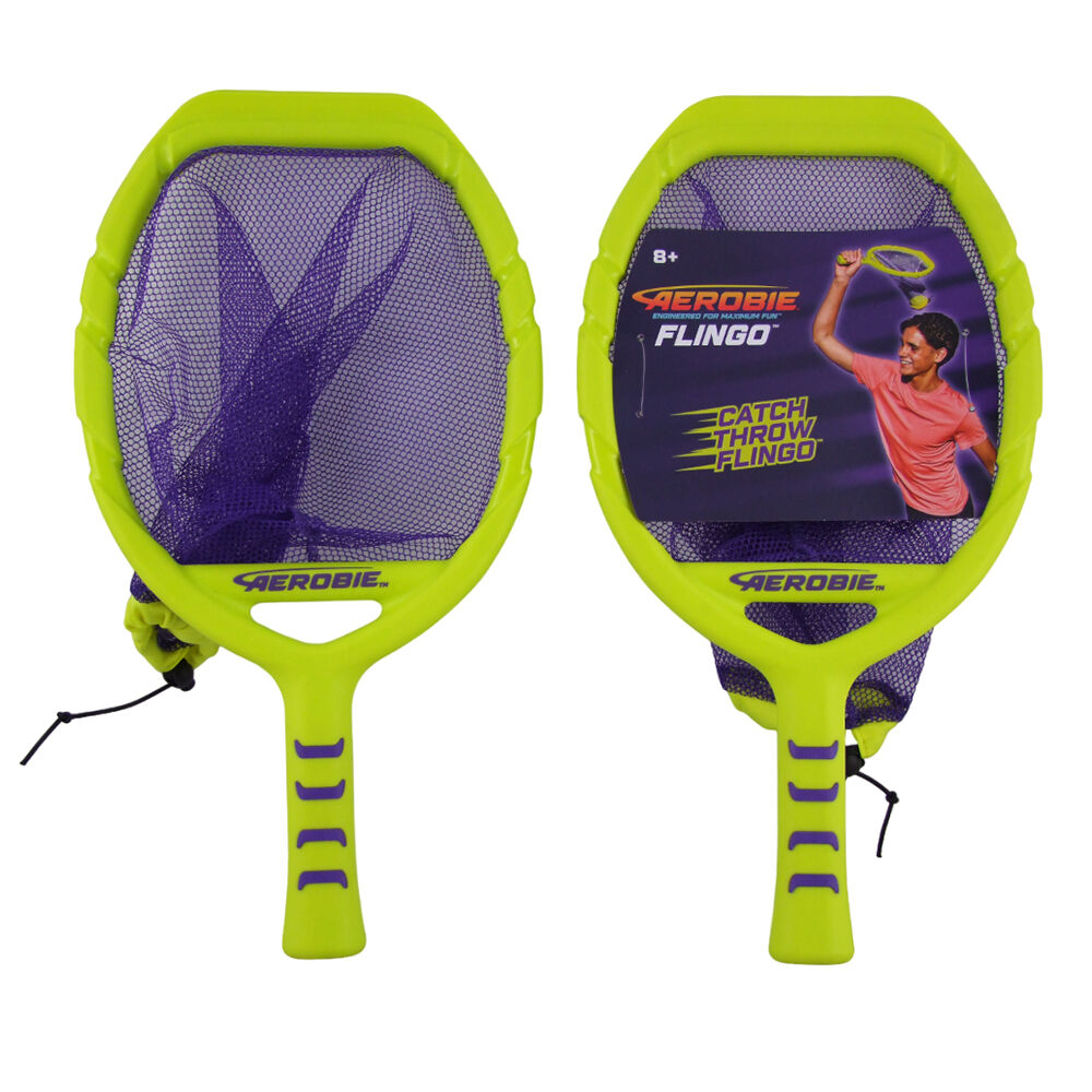 2pc Aerobie Flingo Catch & Throw Paddle Toss w/Ball Kids/Family Outdoor Game 8y+