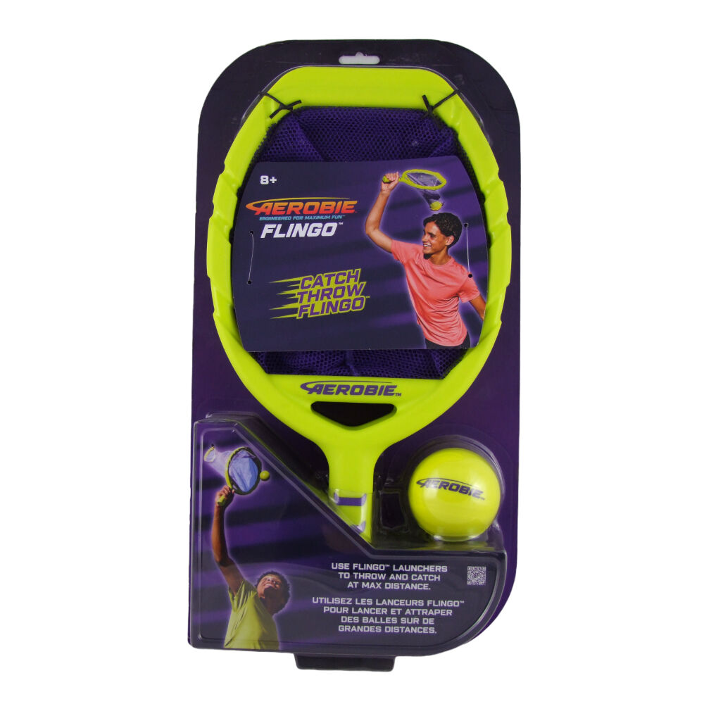 2pc Aerobie Flingo Catch & Throw Paddle Toss w/Ball Kids/Family Outdoor Game 8y+