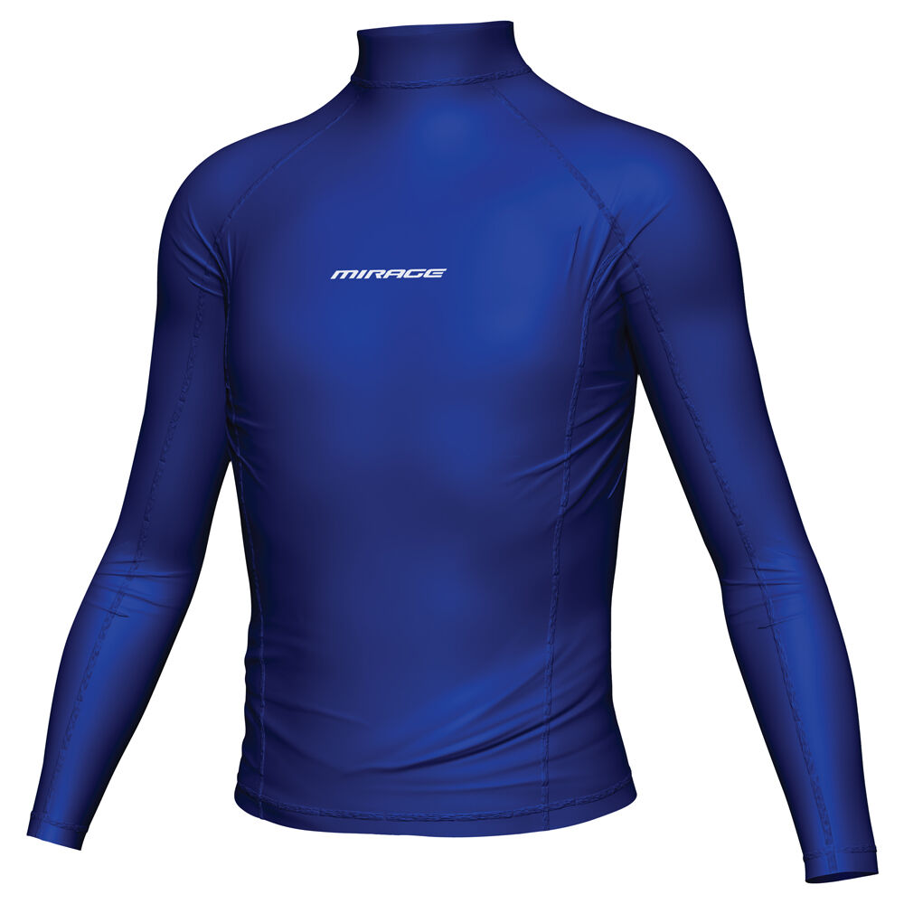 Mirage Unisex Youth Long Sleeve Lycra Rash Shirt Swimwear Blue