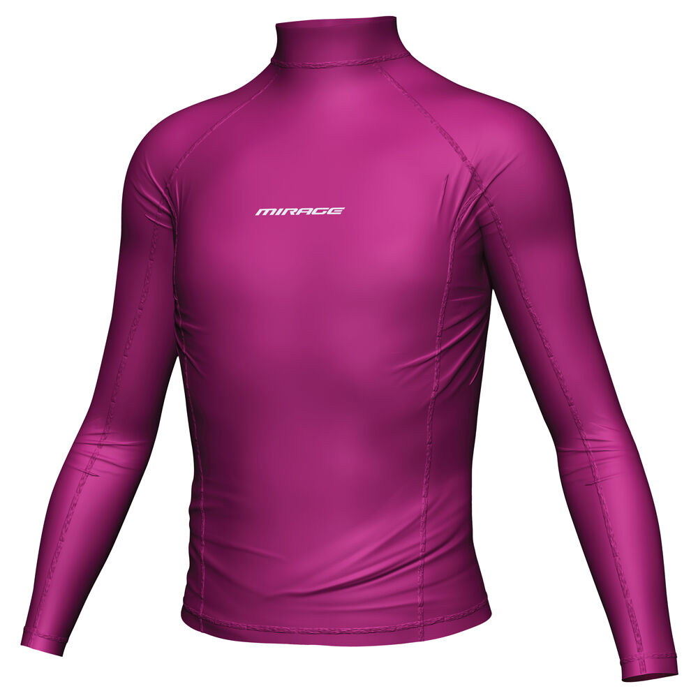 Mirage Unisex Youth Long Sleeve Lycra Rash Shirt Swimwear Hot Pink