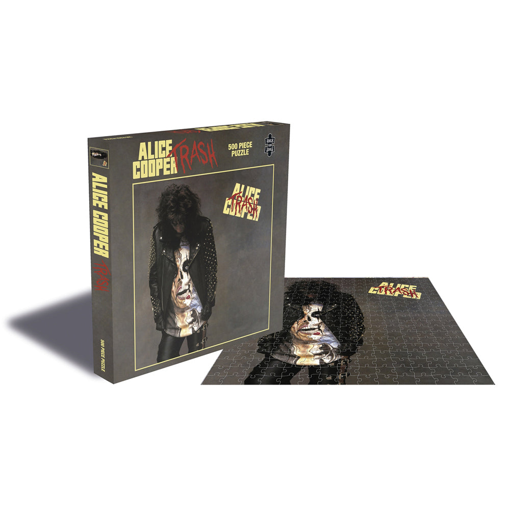 500pc Rock Saws Alice Cooper Trash Jigsaw Puzzle 39x39cm
