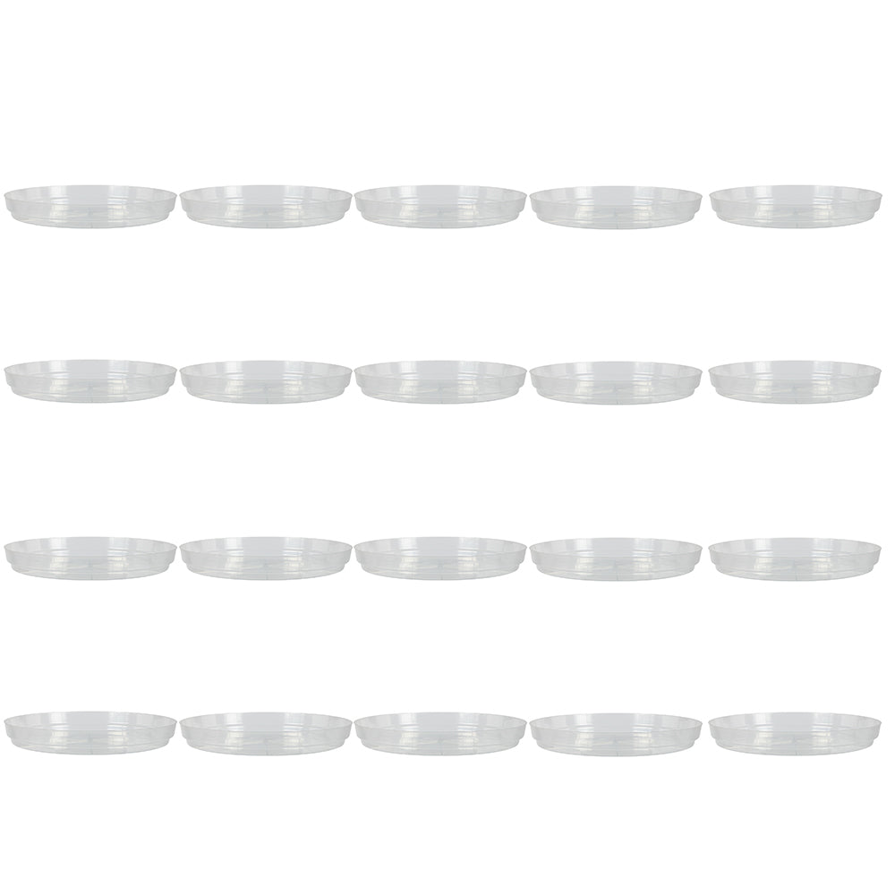 20PK Homeleisure Reko Saucer to Suit 140 Clear Garden
