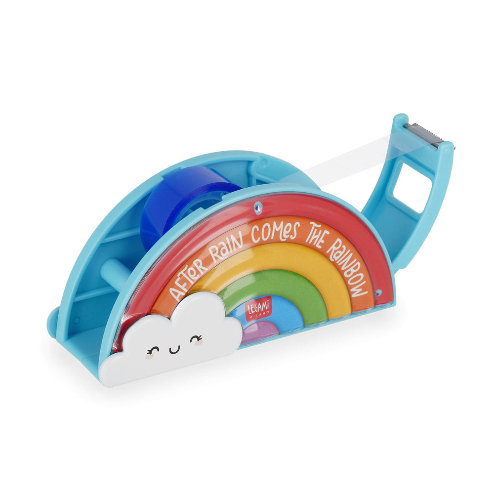 Legami Follow The Rainbow Tape Dispenser w/ 22mm Roll
