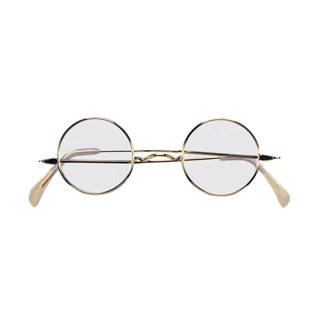 2PK Rubies Round Santa Metal Glasses Christmas Costume Accessory
