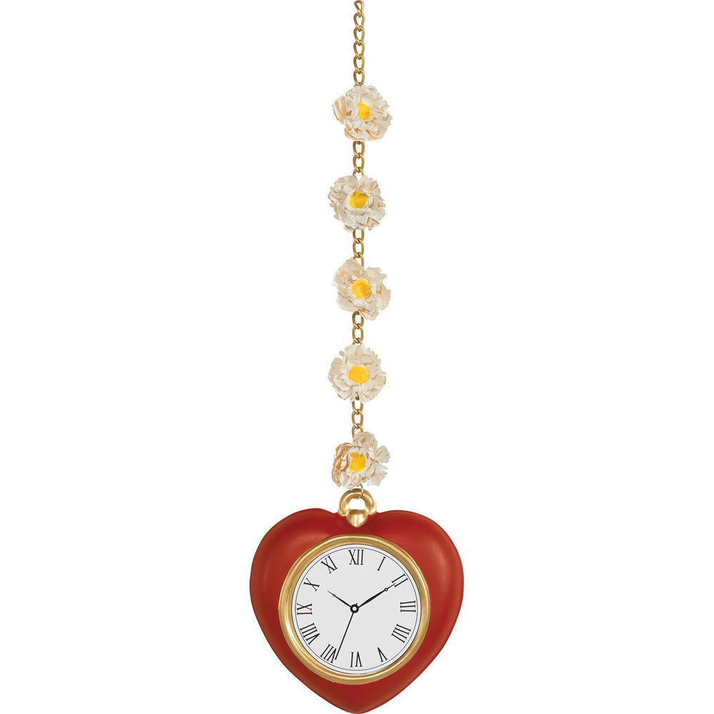 2PK The Wizard Of Oz Tin Man Heart Clock Accessory - Red