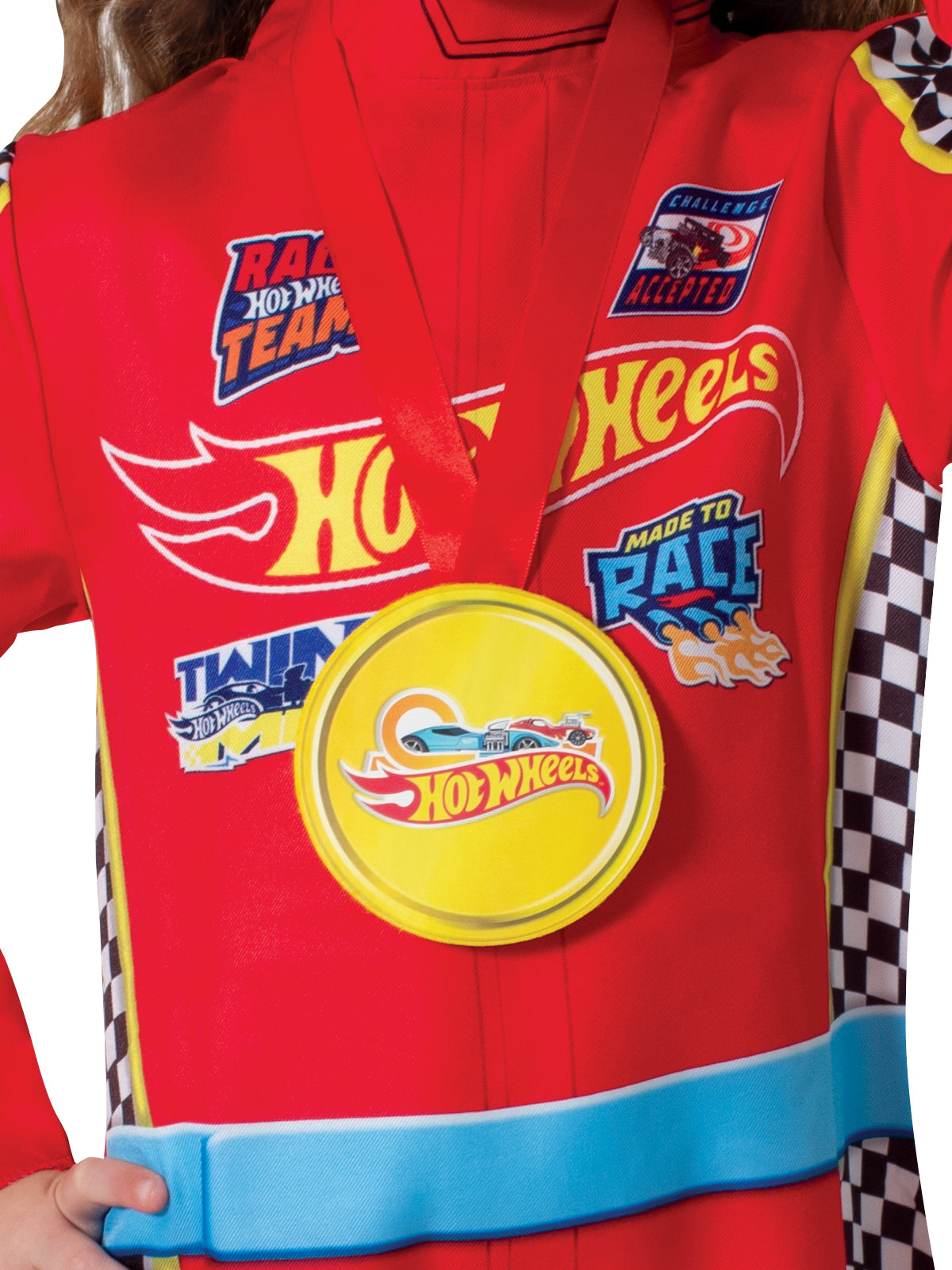 Marvel Hot Wheels Racing Suit Costume Kids Size 3-5y