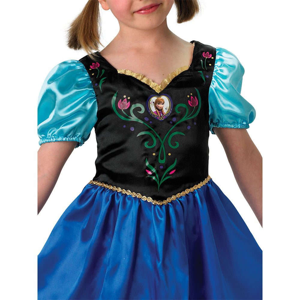 Frozen 1 Anna Size 3-5 Classic Dress Up Party Costume