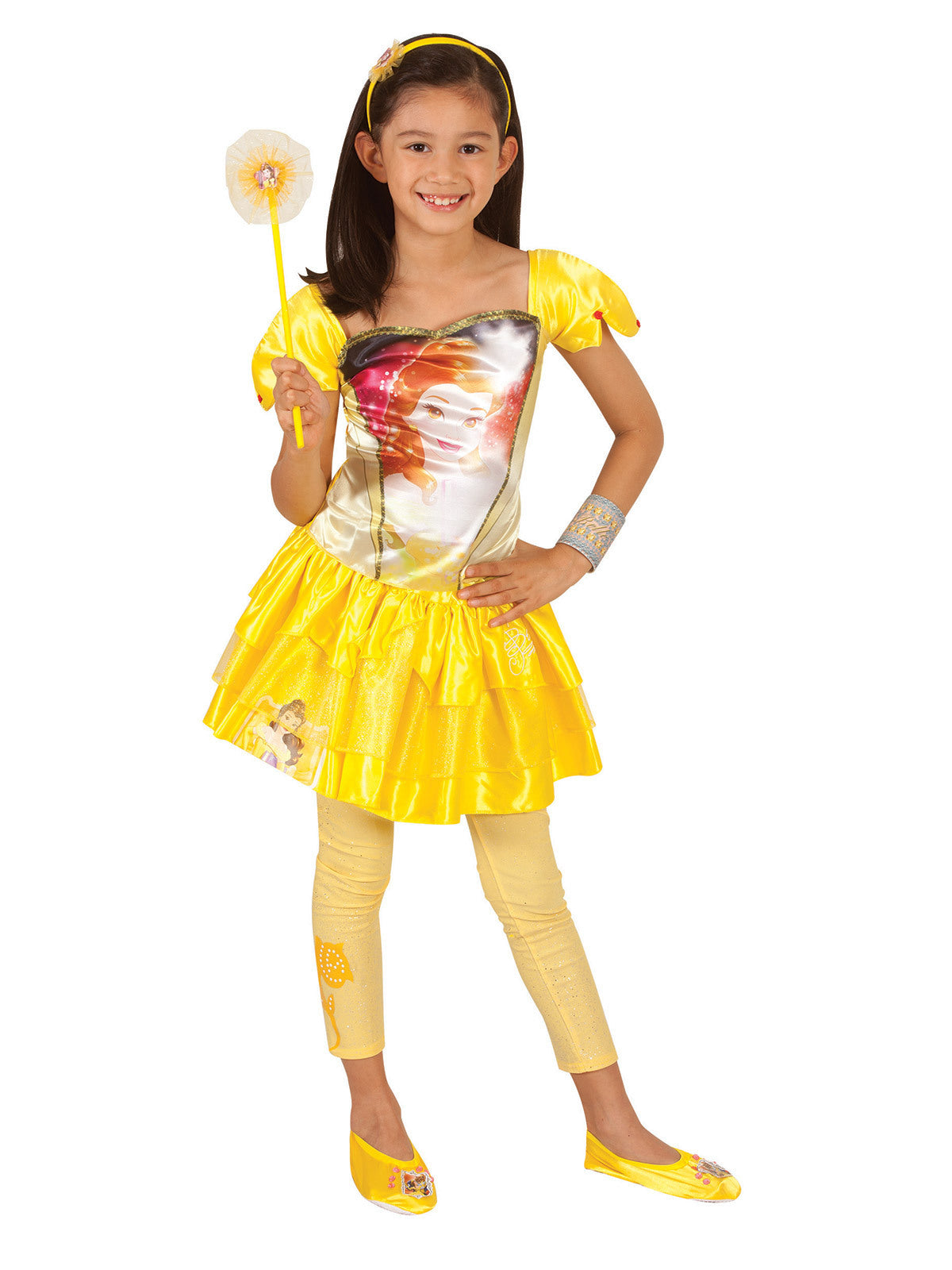 3PK Disney Princess Belle Headband & Wand Costume Accessory - Child