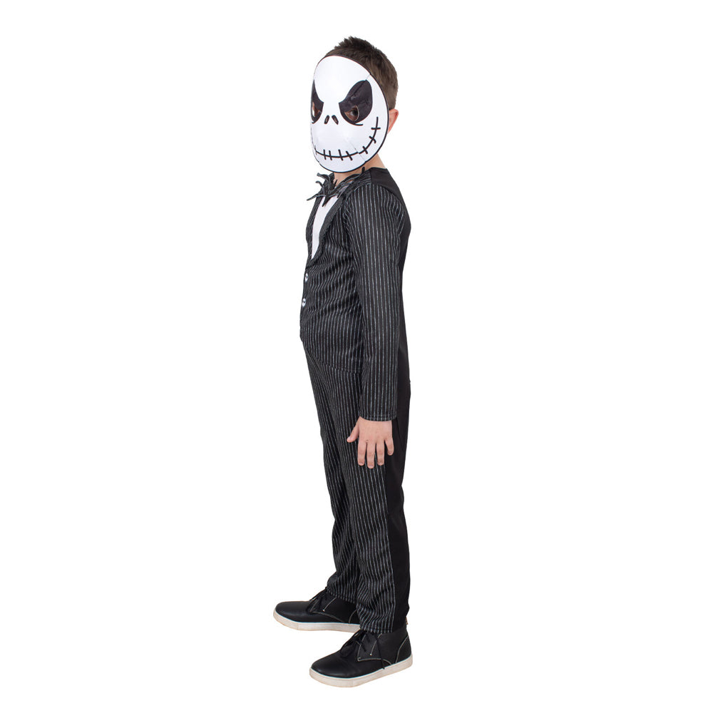 The Nightmare Before Christmas Jack Skellington Deluxe Costume Party Dress-Up - Size 3-5y