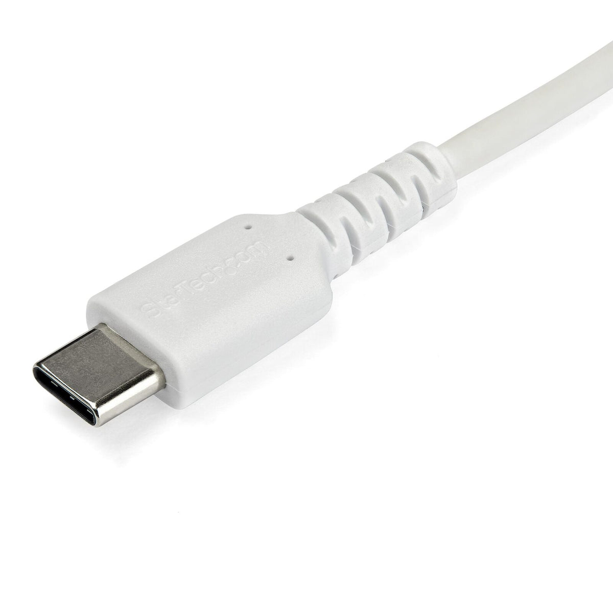 1 m (3.3 ft) USB C Cable – White – Aramid Fiber