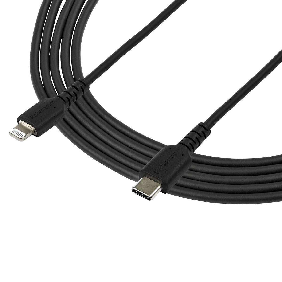 2 m (6.6 ft.) USB C to Lightning Cable - Black