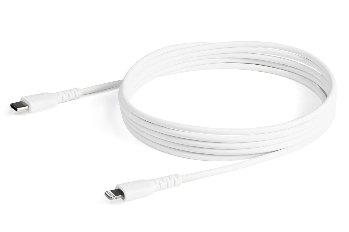 2 m (6.6 ft.) USB C to Lightning Cable - White