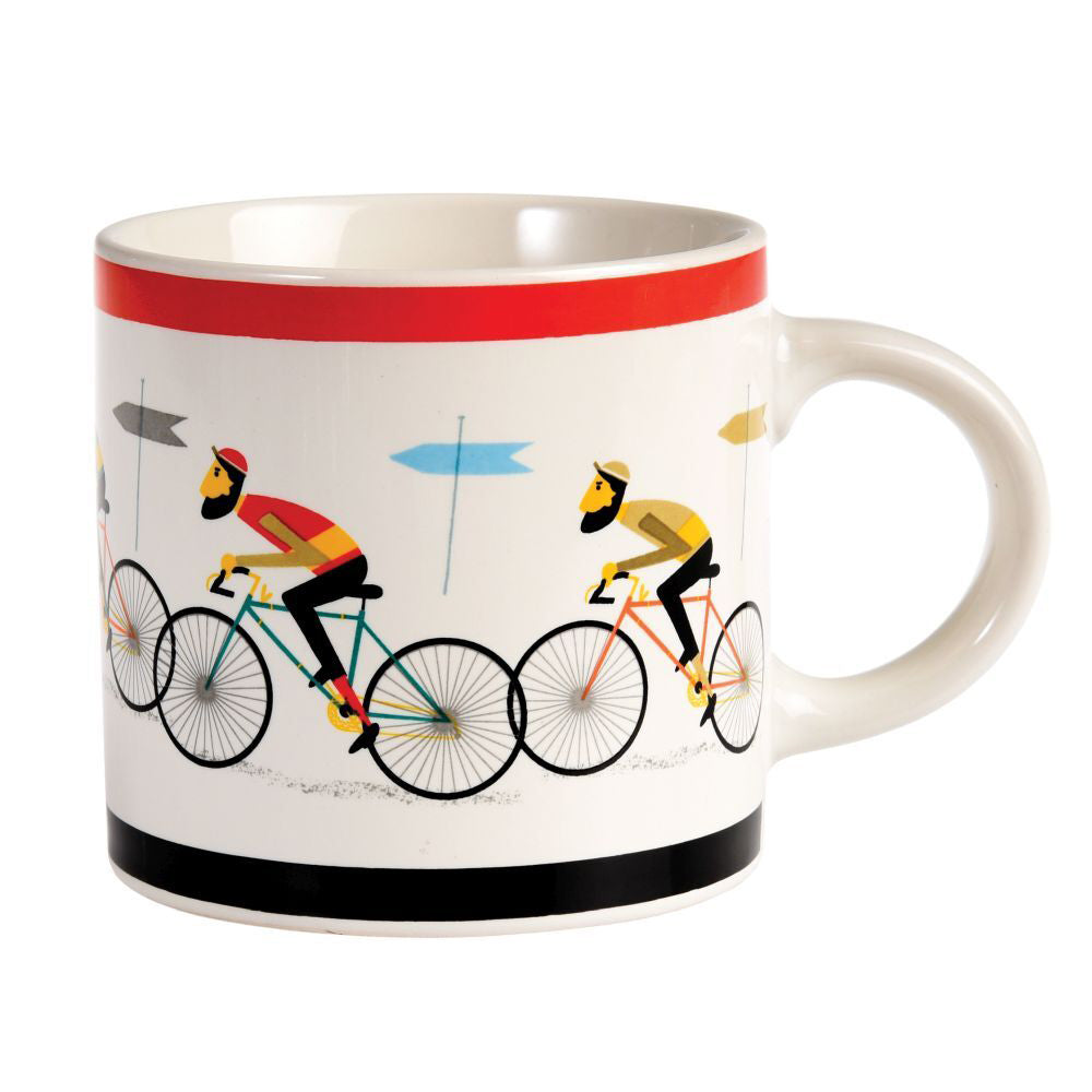 4PK Rex London 350ml Ceramic Coffee Mug w/ Handle - Le Bicycle