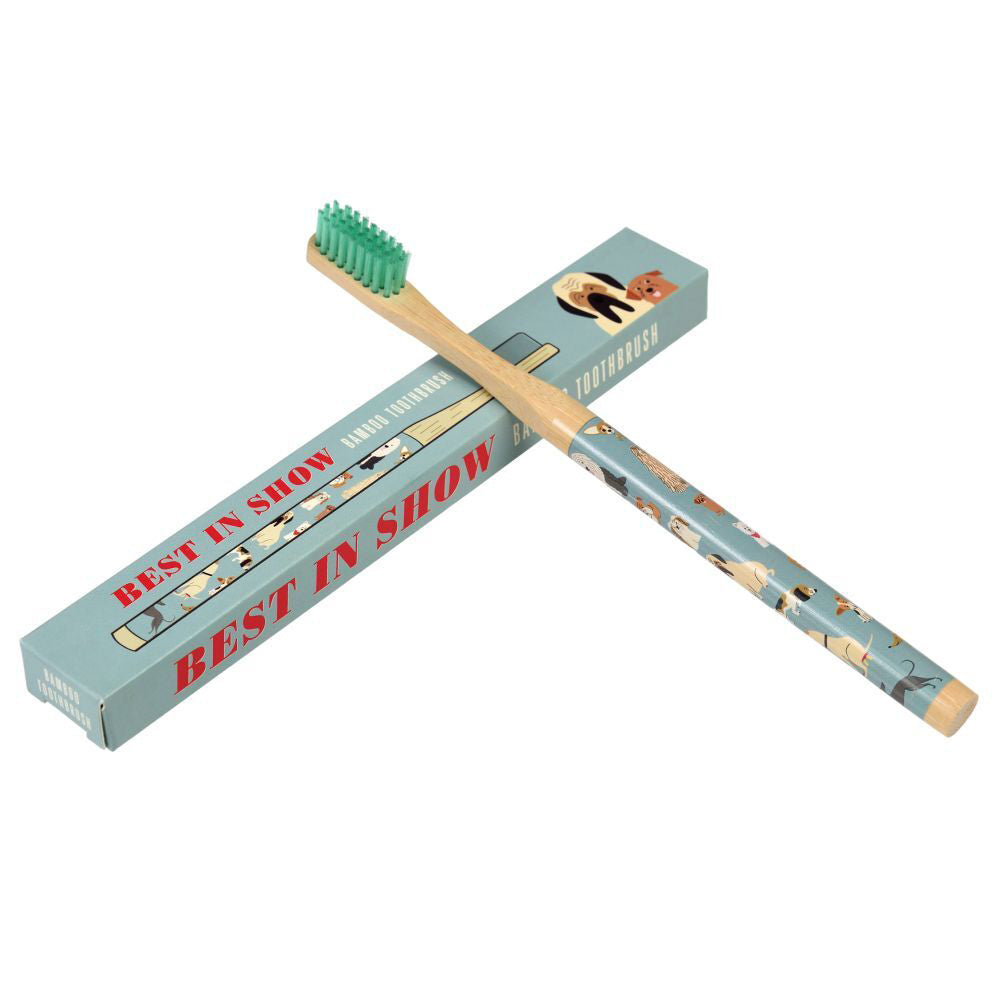 3PK Rex London Bamboo Toothbrush Teeth Cleaner - Best in Show