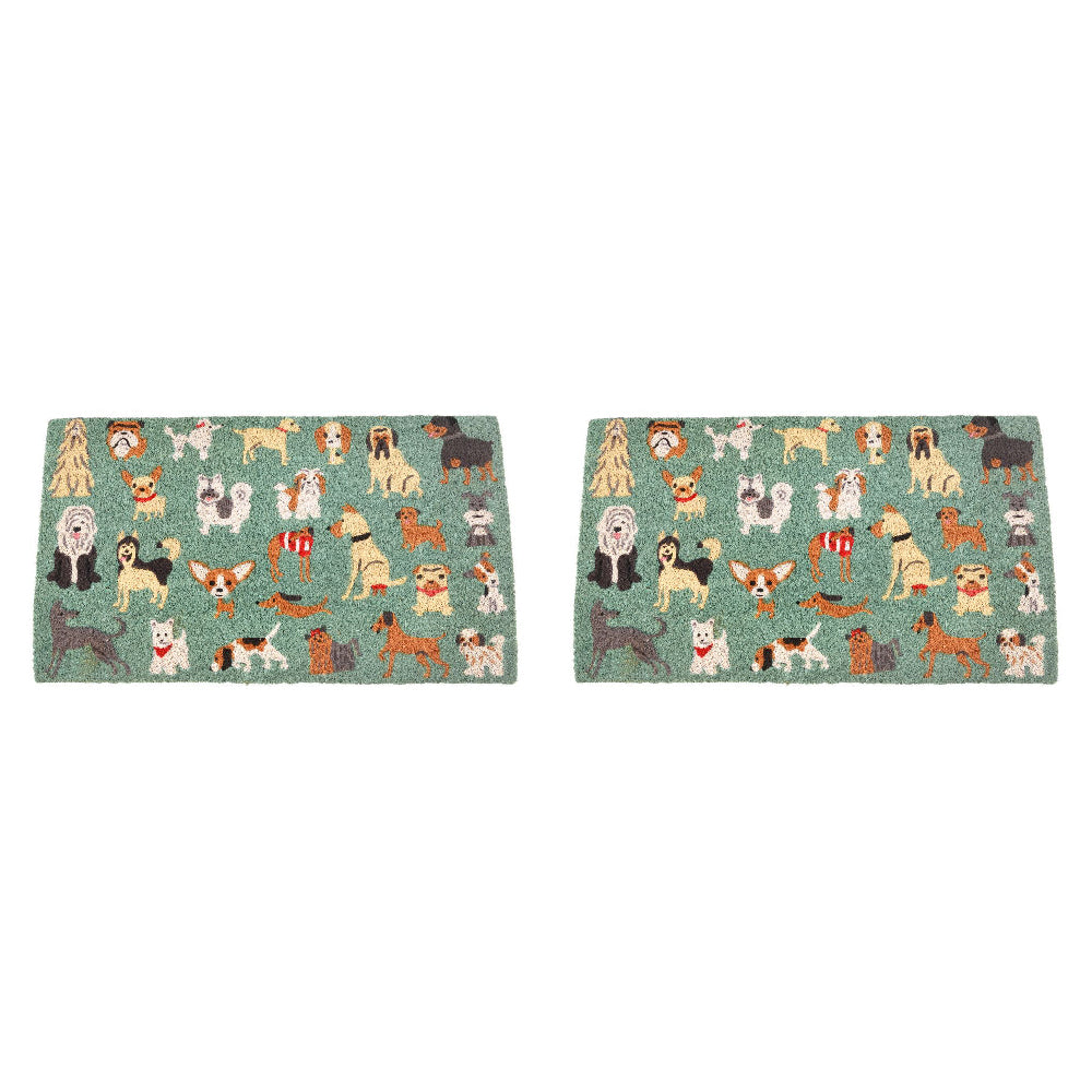 2PK Rex London Coir Outdoor Doormat 73x43cm - Best in Show