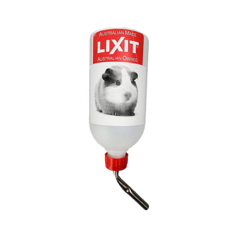 2PK Lixit Ball Point Tube Guinea Pig/Rabbit/Cat Drinking Bottle 550ml