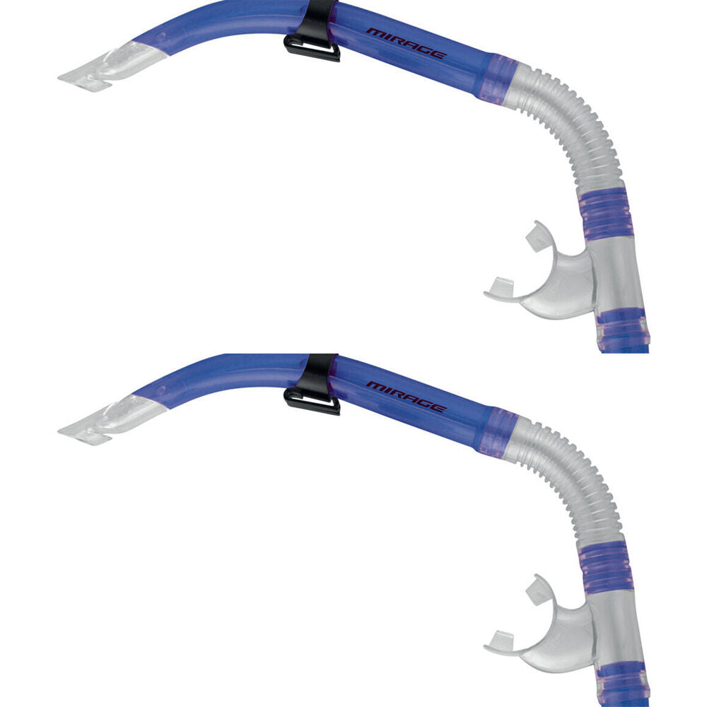 2PK Mirage Freedom Snorkelling/Swimming Snorkel Breathing Tube Dark Blue