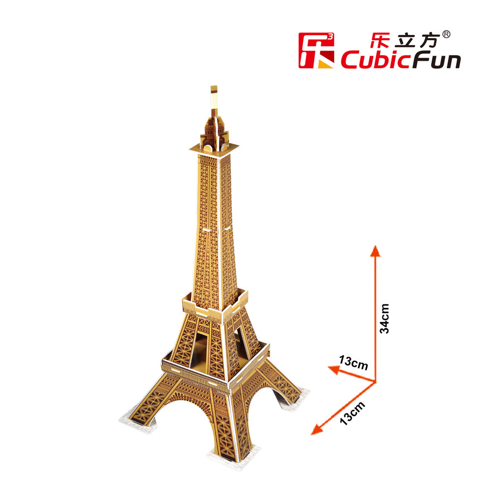 2x 20pc CubicFun Eiffel Tower 3D Puzzle Kids/Children Building Toy 4y+