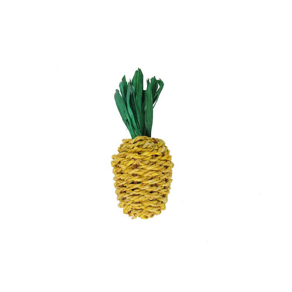 3PK Nature Island Woven Pinapple Chew Small Animal Rabbit/Guinea Pig Play Toy