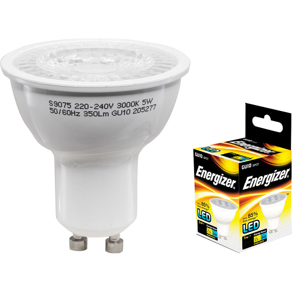 Energizer LED GU10 5W Warm White Downlight Bulb