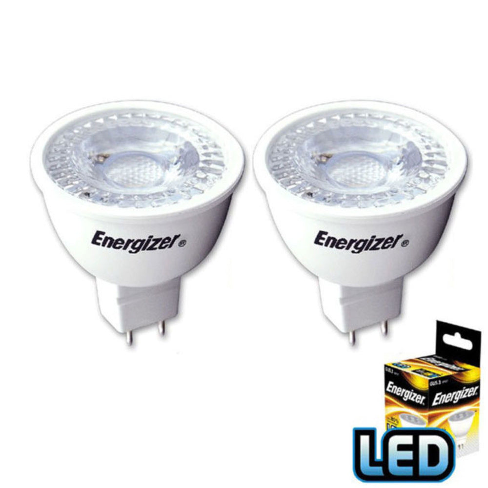 2pc Energizer LED 5W/350LM Warm White Light Bulb
