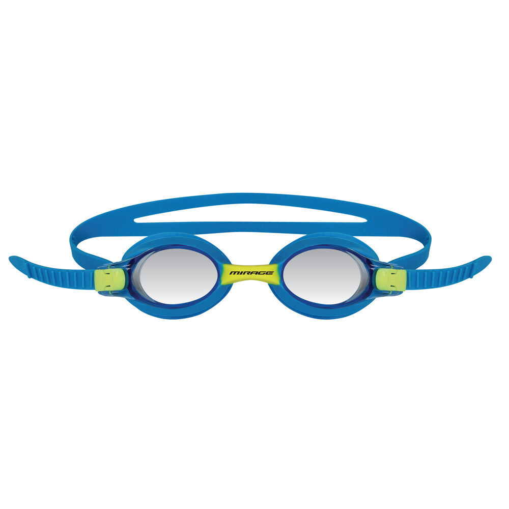 Mirage Junior Kids Goggles/Swim Cap/Ear Plugs Swimming Pack Blue