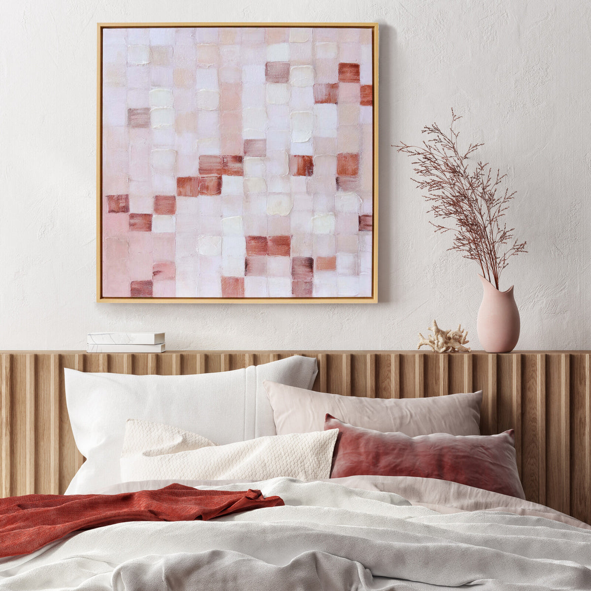LVD Framed Canvas Palette Decorative Wall Art Home Decor 90cm