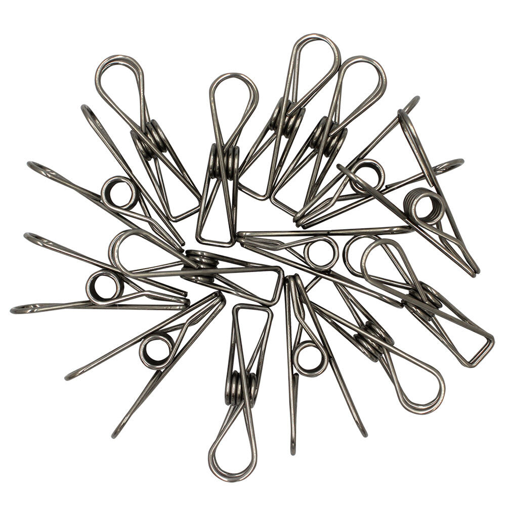2 x15pc Sabco Stainless Steel Pegs
