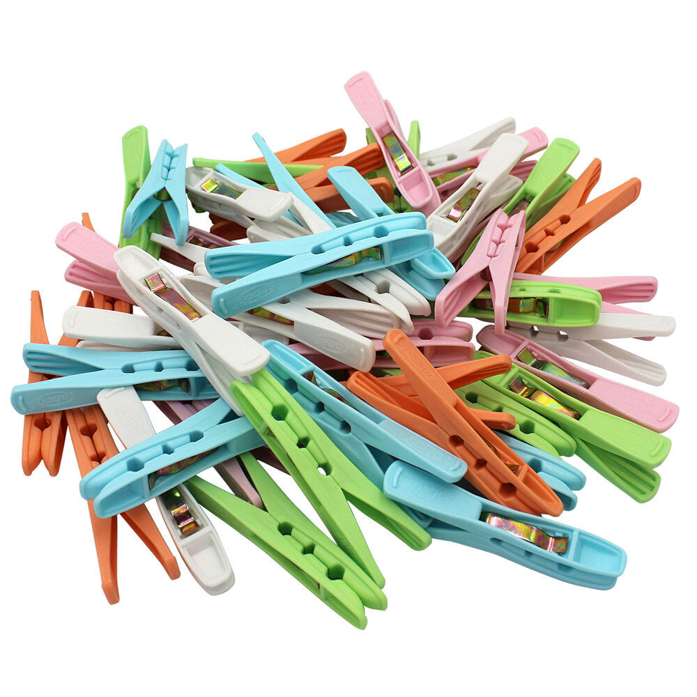 2 x 50pc Sabco Strong Grip Pegs Multicoloured