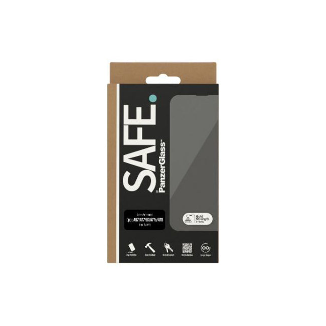 Panzer Safe UltraWide Fit Screen Protector For Oppo A78/A77 5G/A77s/A57