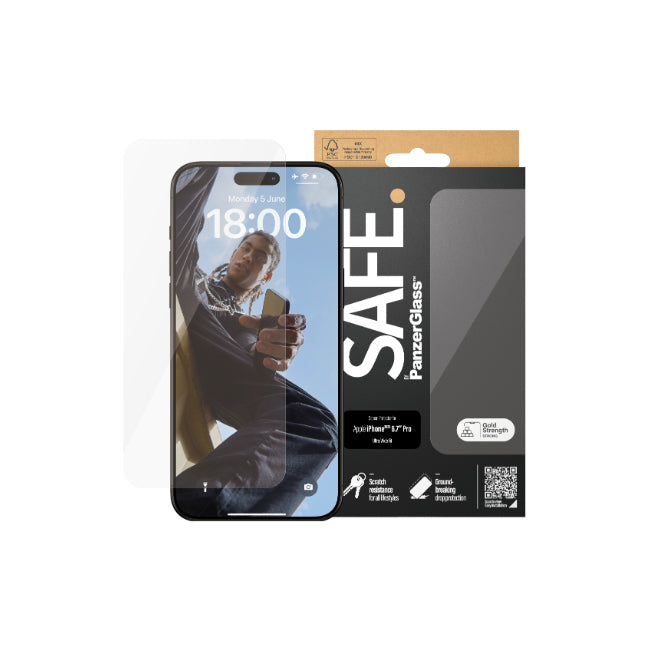 Panzer Safe UltraWide Fit Screen Protector For Apple iPhone 15 Pro Max