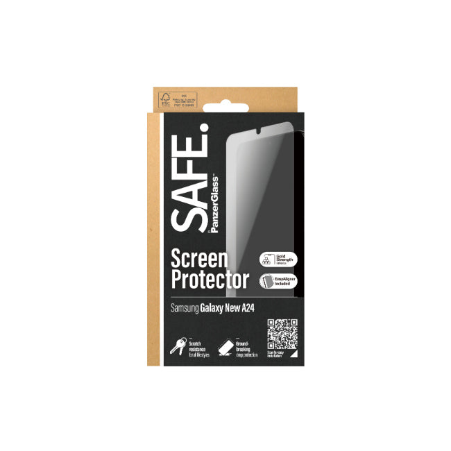 2PK PanzerGlass SAFE UltraWide Fit Screen Protector For Samsung Galaxy A25