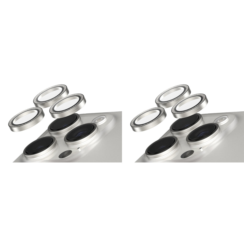 2PK PanzerGlass SAFE Cam Lens Protector For iPhone 16 Pro Pro Max Glitter SLV