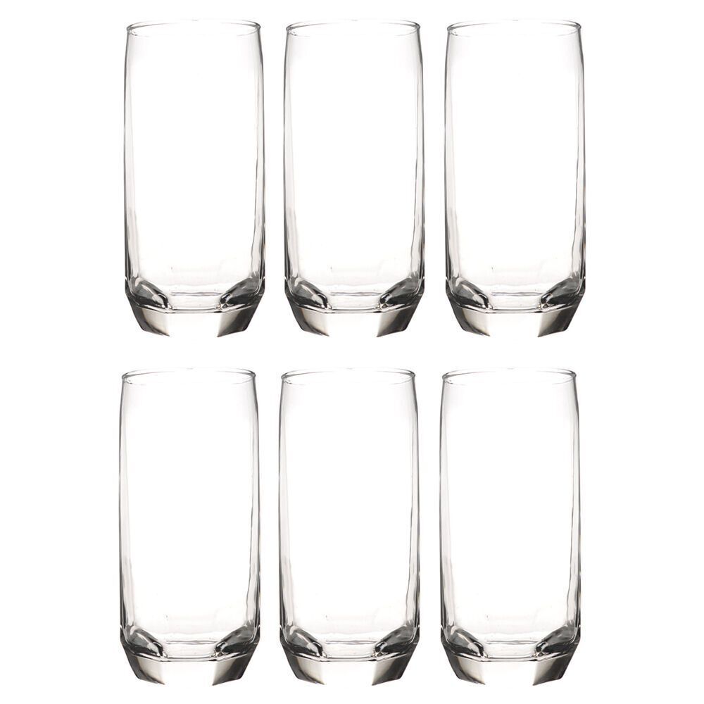 2x 6pc Artcraft Sapphire Hi-Ball Juice/Wine Drinking Glass 385ml Clear