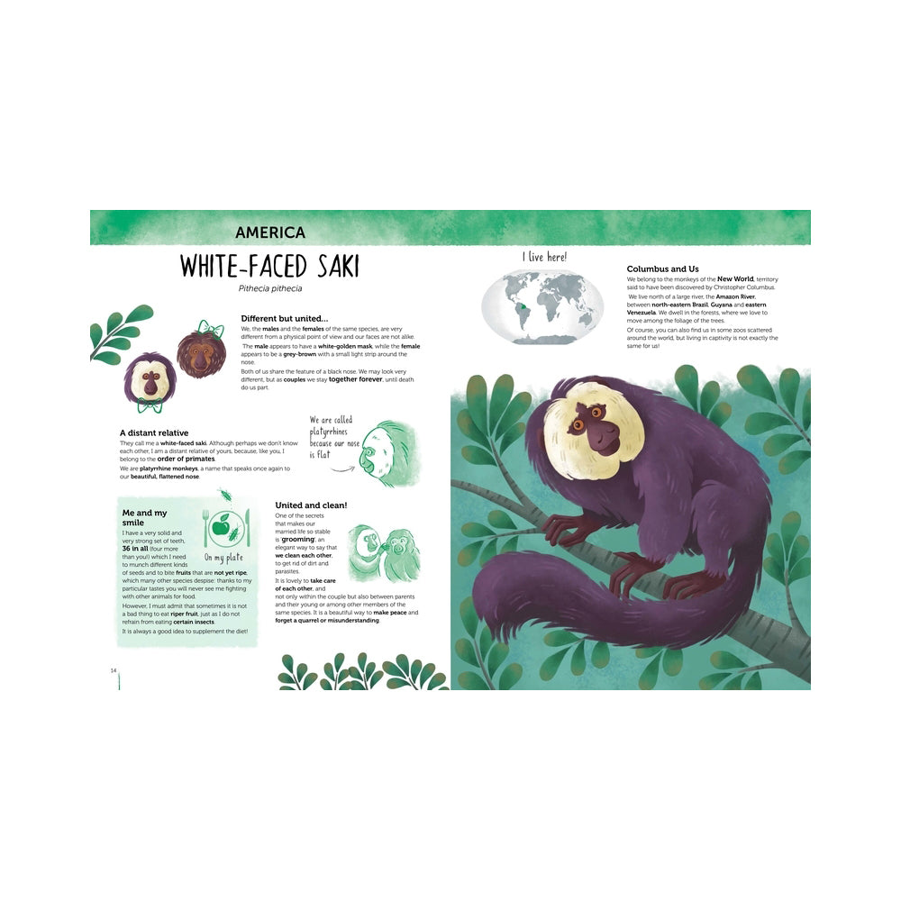 Sassi Atlas of Biodiversity Book Curious &Unusual Animals Kids/Children 6+