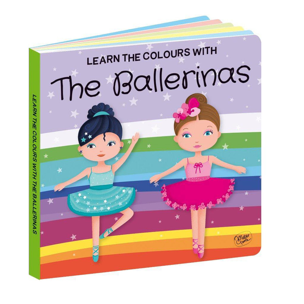 40pc Sassi Junior Learn Colours Ballerina 3D Puzzle & Book Set Kids 4y+