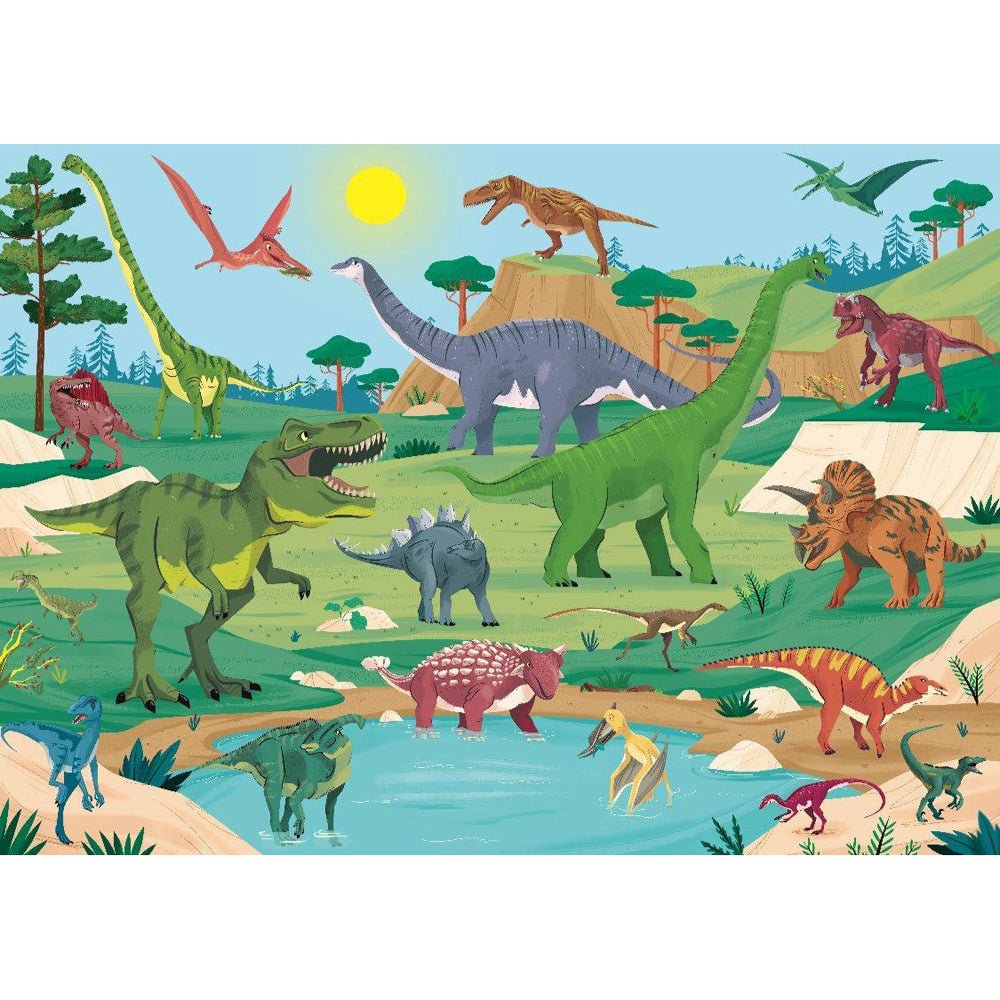 Sassi Book & Poster Kids/Children What How & Why Dinosaurs 6y+