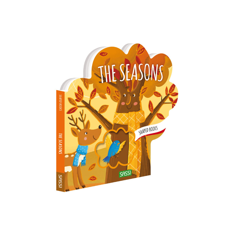 3pc Sassi Colours/Fruits/Seasons Kids/Children Shaped Board Book Set