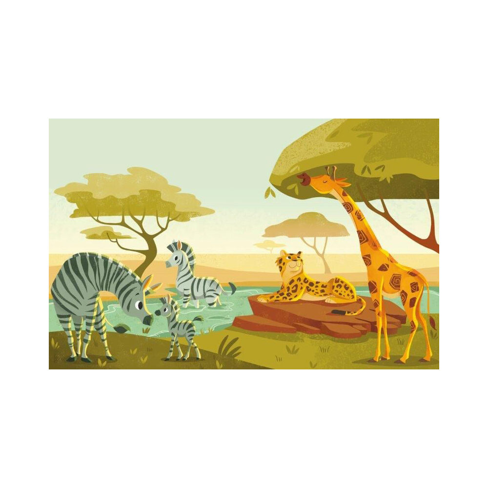 2PK Sassi Free the Colours Reusable Paint Brush Book - The Savannah 3y+