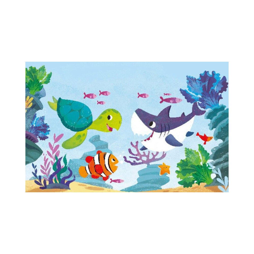 Sassi Free the Colours Reusable Paint Brush Book - The Sea 3y+