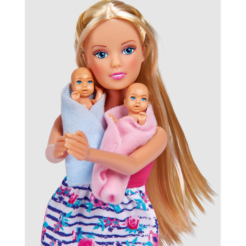 Steffi Love Welcome Twins Girl Doll Playset 32.5cm Kids Toy 3y+
