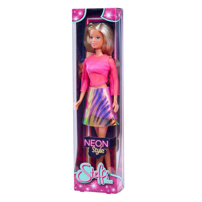 2PK Steffi Love Neon Style Girl Doll Playset 32.5cm Kids Toy Assorted 3y+