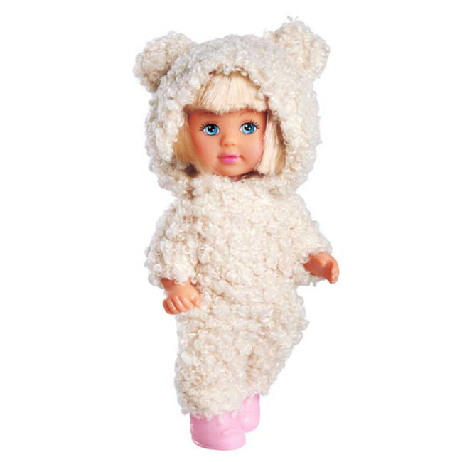 2PK Evi Love Cute Teddy Girl Baby Doll 16cm Kids Toy Assorted 3y+