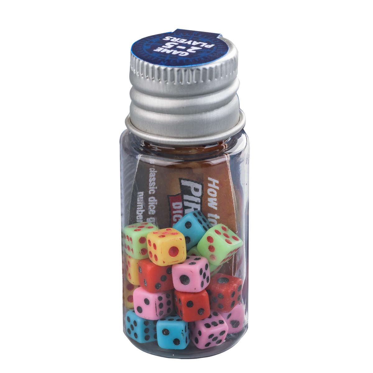 6PK Smart Brain 25-Mini Pirate Dice 2-5 Players Kids/Family Game Toy Assort 8+